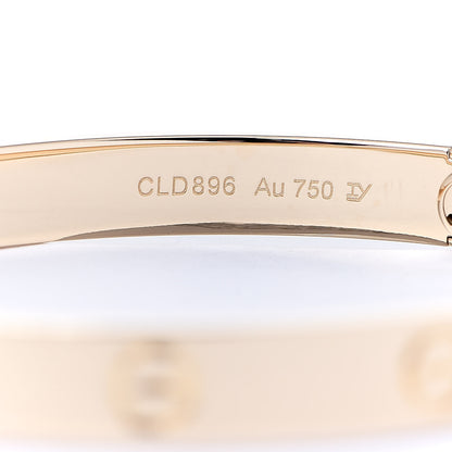 Cartier 18K Yellow Gold LOVE Bracelet 18 5 of 6