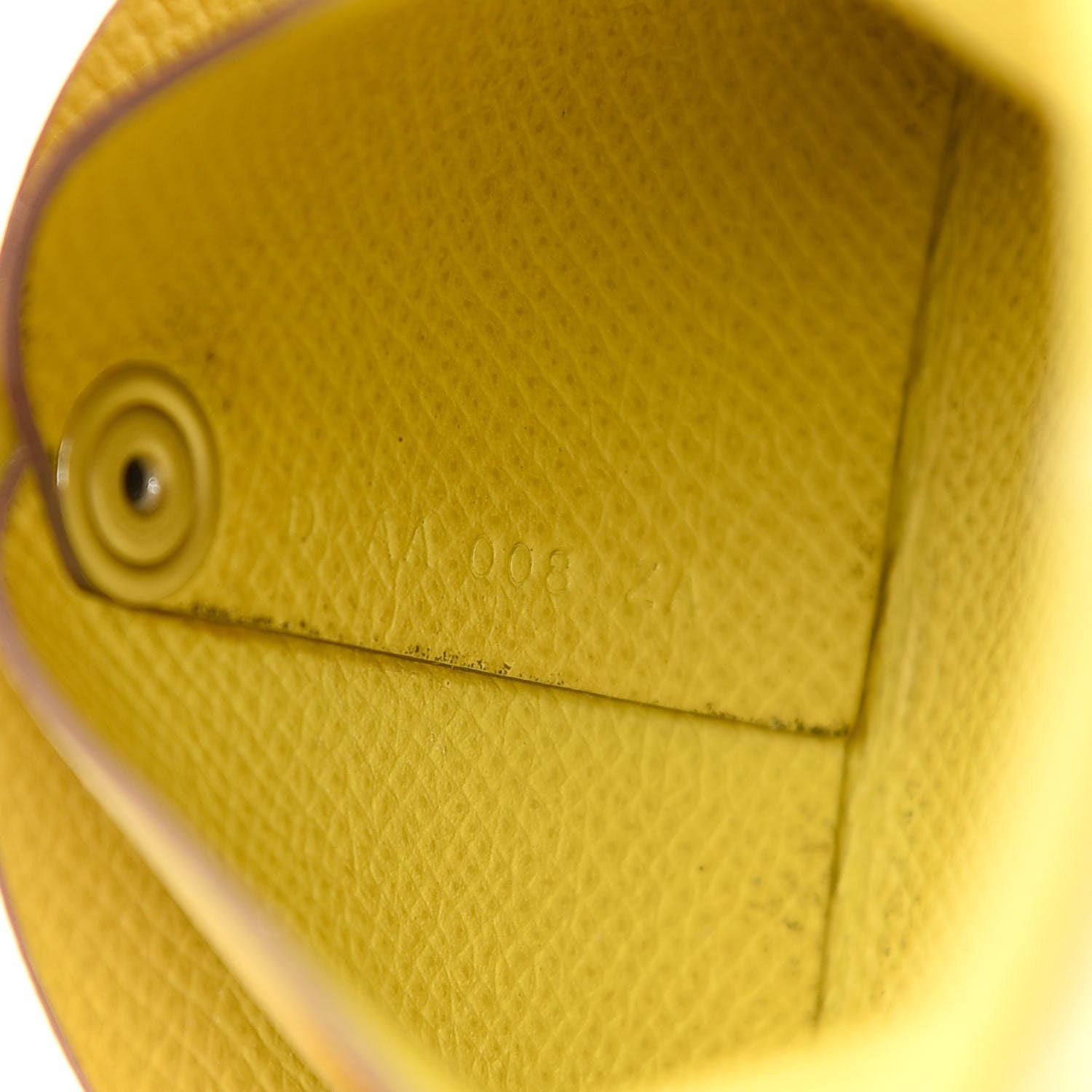 Hermes Epsom Bastia Coin Purse Lime 8 of 11