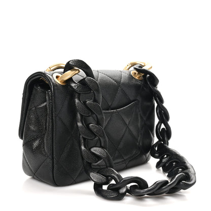 Chanel Caviar Quilted Funky Match Mini Flap Black 3 of 10