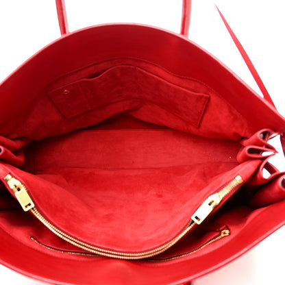 Saint Laurent Calfskin Large Sac de Jour Carryall Rouge Orient 6 of 19