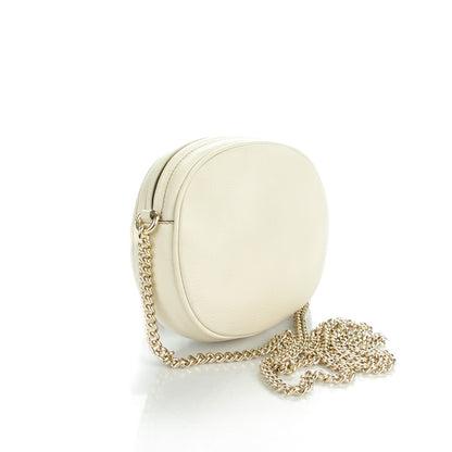 Gucci Pebbled Calfskin Mini Soho Chain Bag Off White 3 of 7