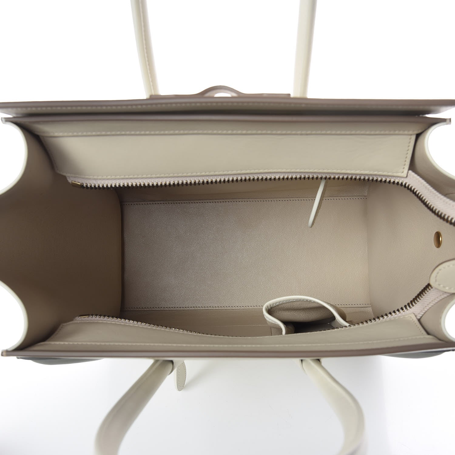 Celine Shiny Smooth Calfskin Micro Tri-Color Luggage Natural 5 of 8