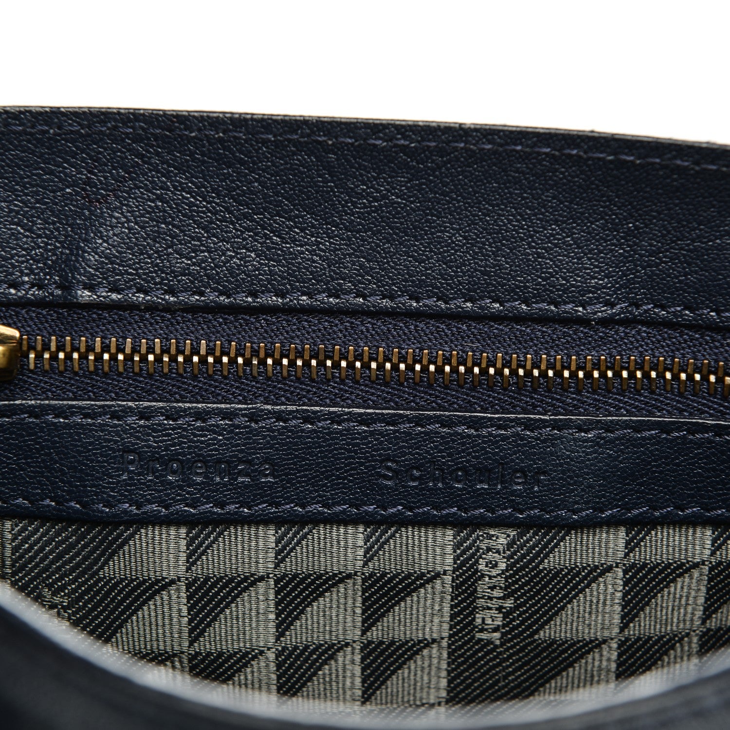 Proenza Schouler Lambskin PS1 Mini Pouch Messenger Midnight 6 of 8