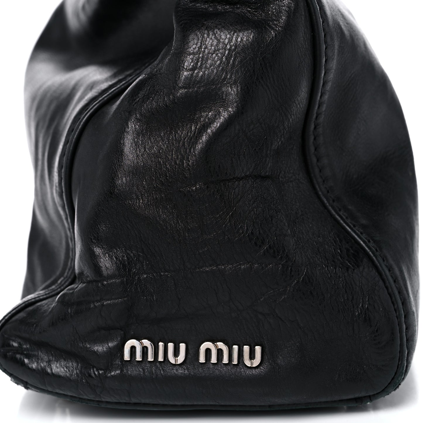 Vitello Lux Satchel Black