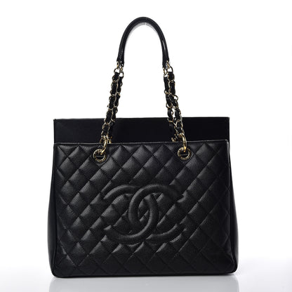 Chanel Caviar Quilted Grand Shopping Tote GST Black 15 of 15