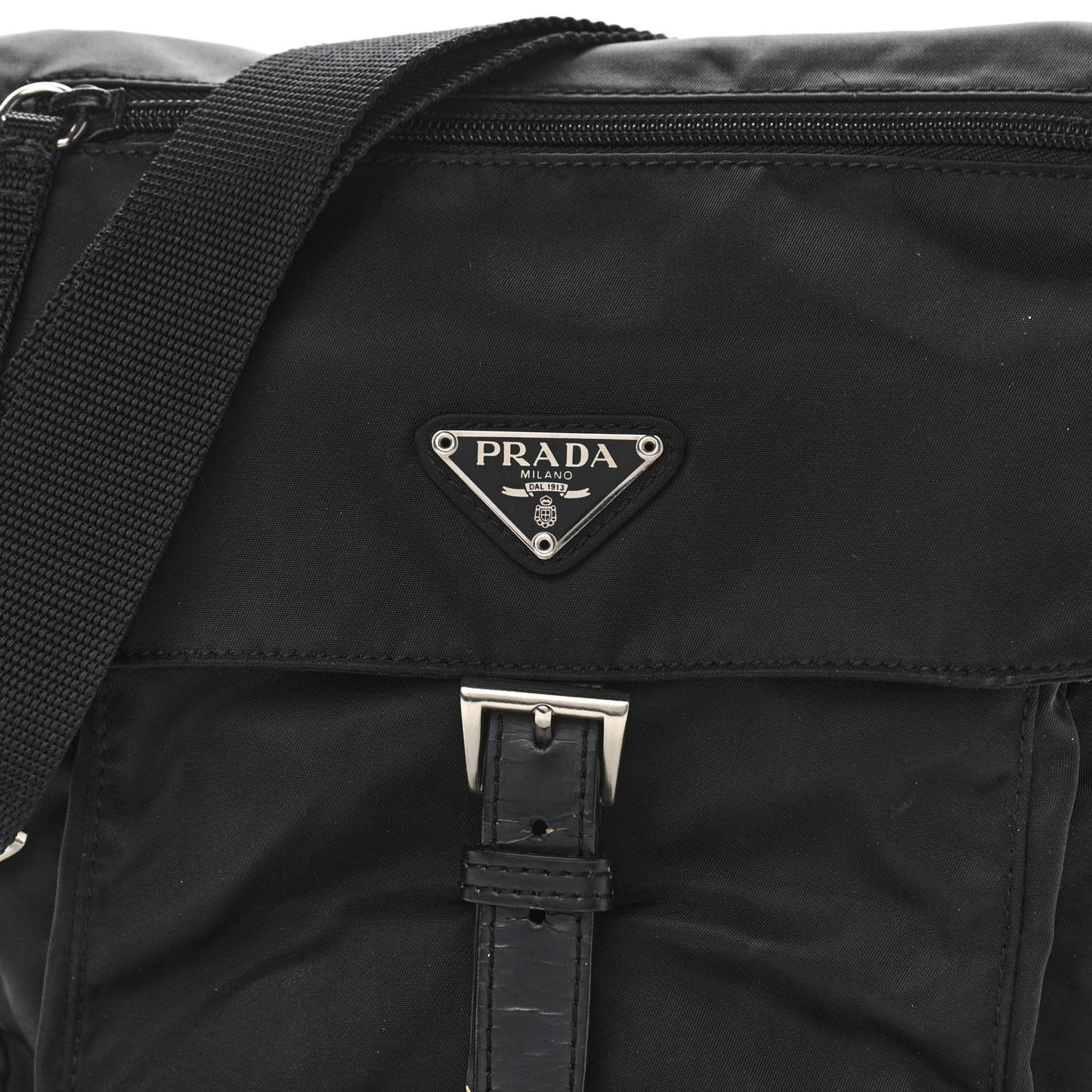 Nylon Vela Messenger Black
