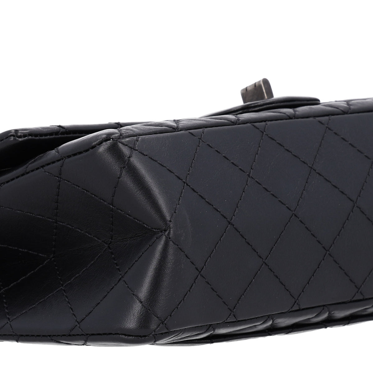 Aged Calfskin Quilted 2.55 Reissue 225 Flap Black