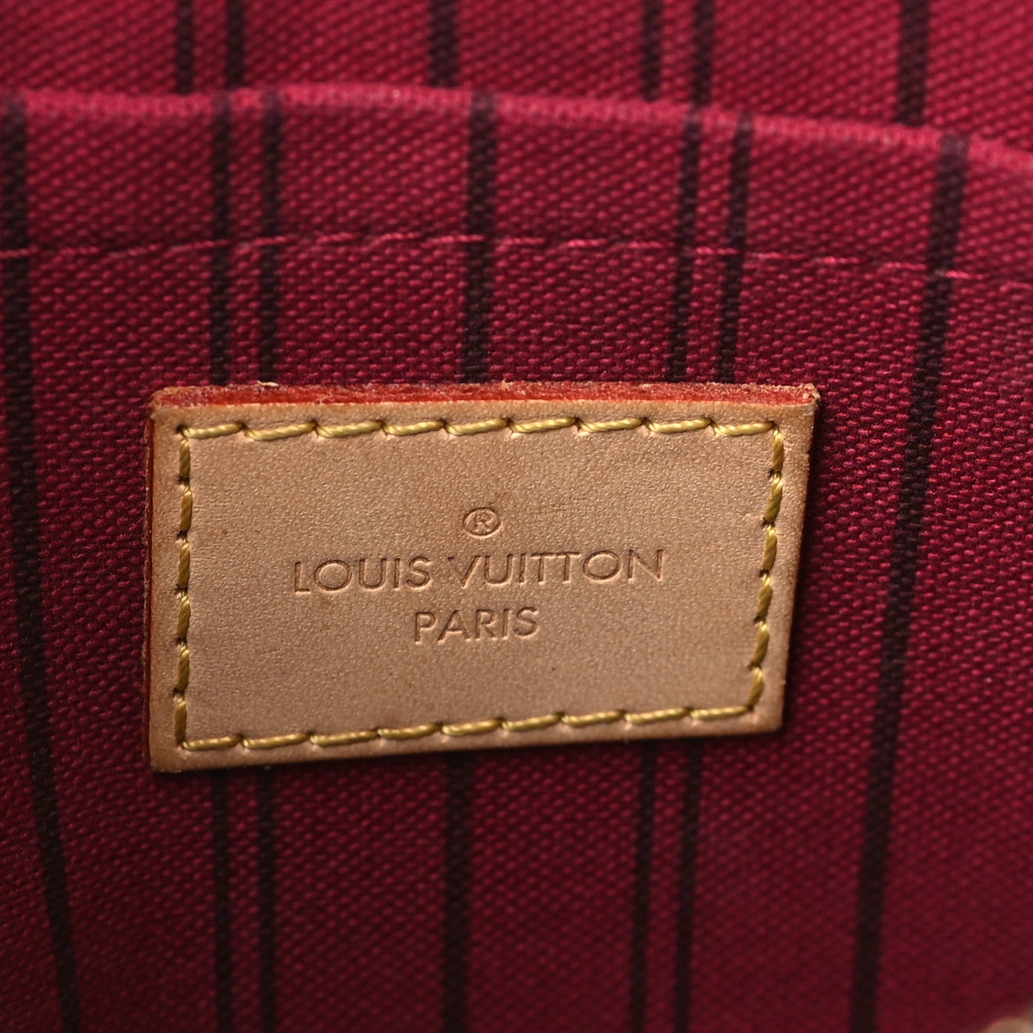 Louis Vuitton Monogram Neverfull MM GM Pochette Pivoine 6 of 7