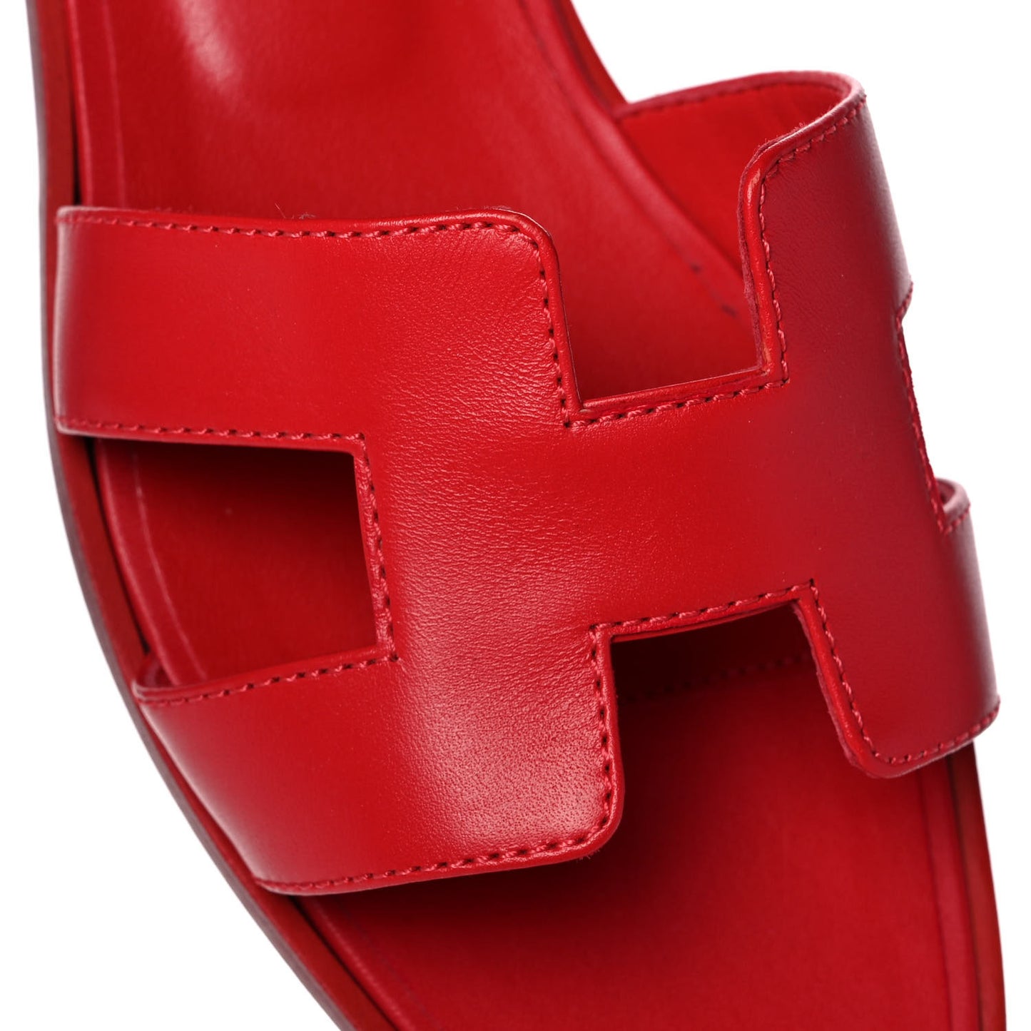 Calfskin Oran Sandals 35.5 Rouge Bali