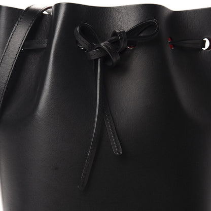 Mansur Gavriel Vegetable Tanned Calfskin Mini Bucket Bag Black Flamma 12 of 12