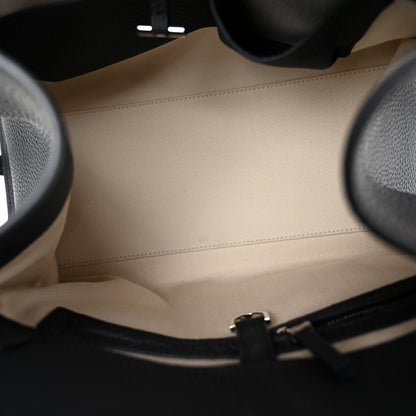 The Row Matte Grained Calfskin Soft Margaux 12 Marine 5 of 9