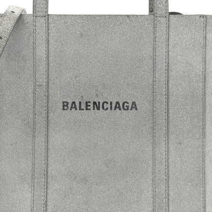 Balenciaga Glitter Calfskin XXS Everyday Tote Silver 7 of 15
