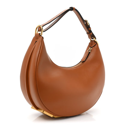 Fendi Vitello Grace Matte Small Fendigraphy Hobo Bag Brandy 3 of 9