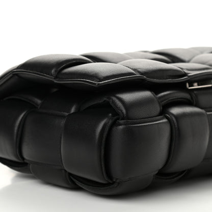 Bottega Veneta Nappa Maxi Intreccio Padded Cassette Crossbody Bag Black 8 of 9