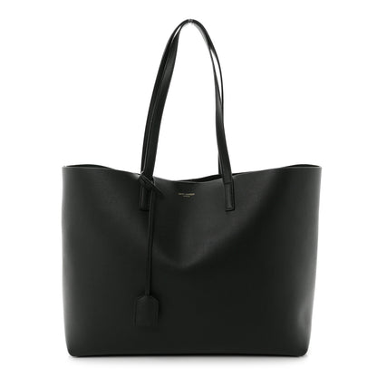Saint Laurent Calfskin Large Shopping Tote Dark Green 1 of 11