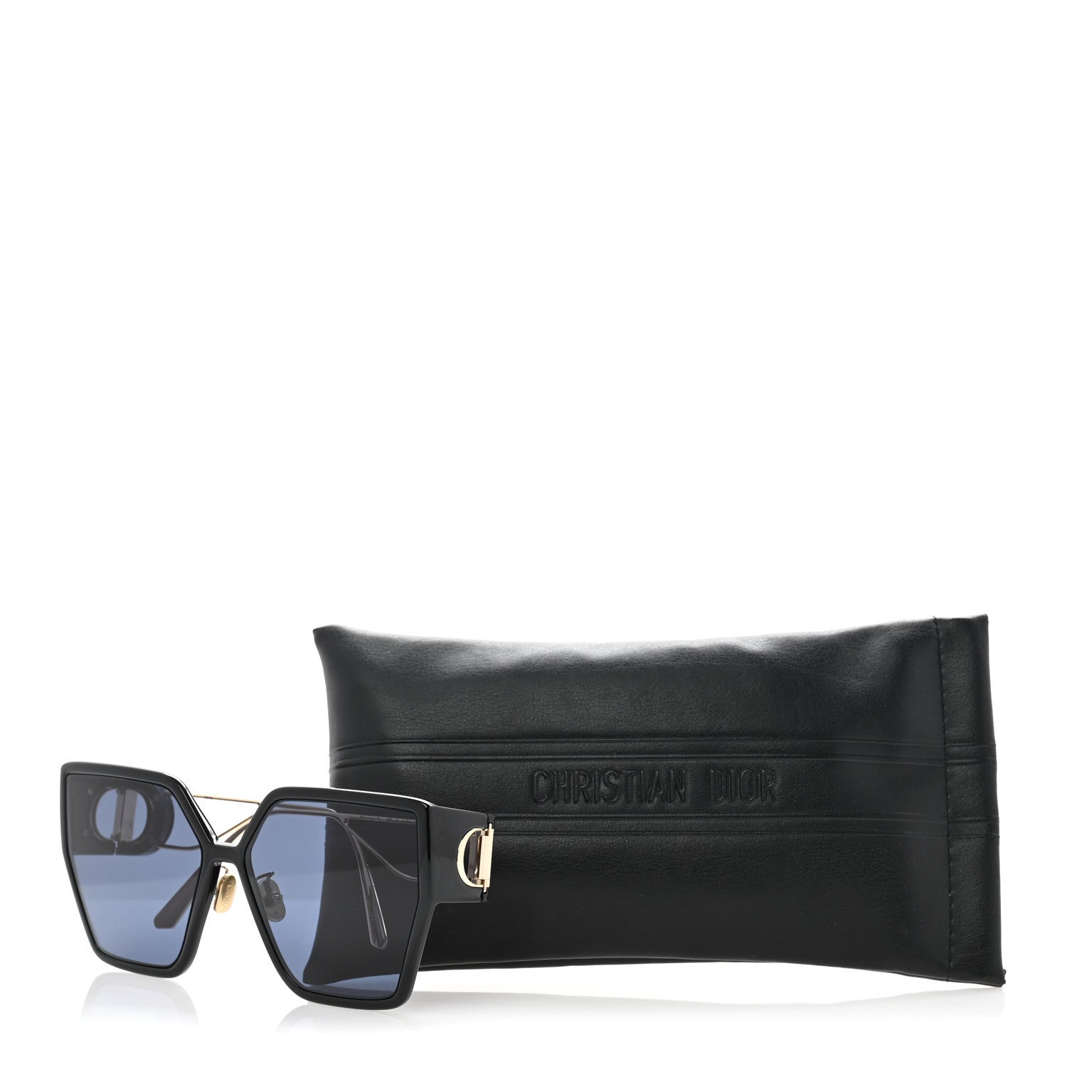 Christian Dior Acetate Square 30 Montaigne Sunglasses Black 8 of 8