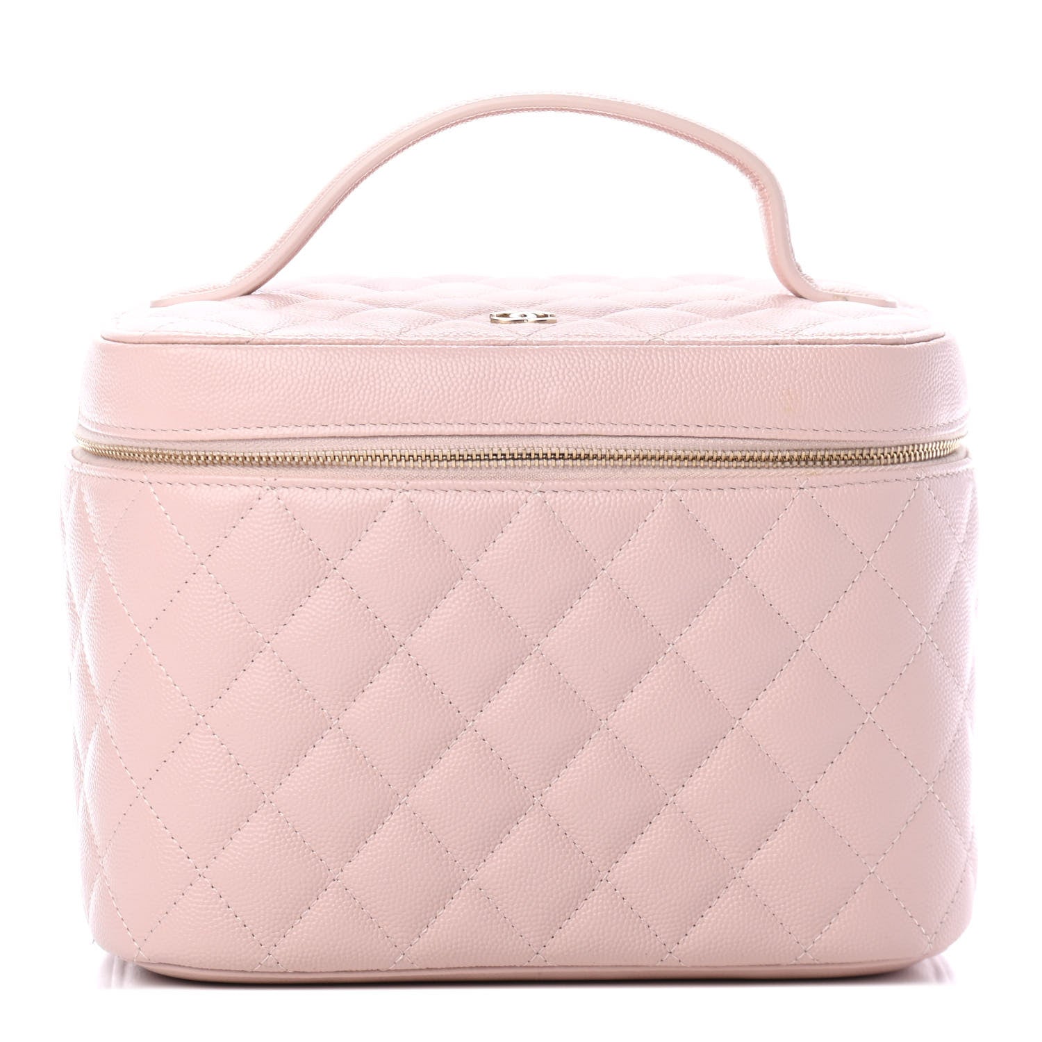 Chanel Caviar Quilted Large Vanity Pouch Light Pink 1 of 4