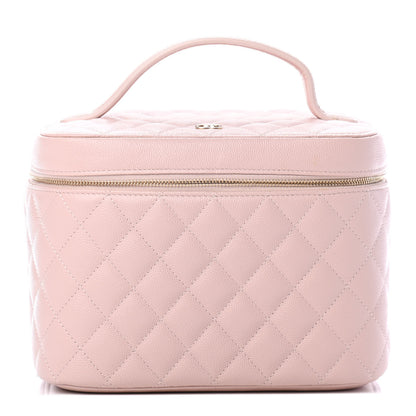 Chanel Caviar Quilted Large Vanity Pouch Light Pink 1 of 4