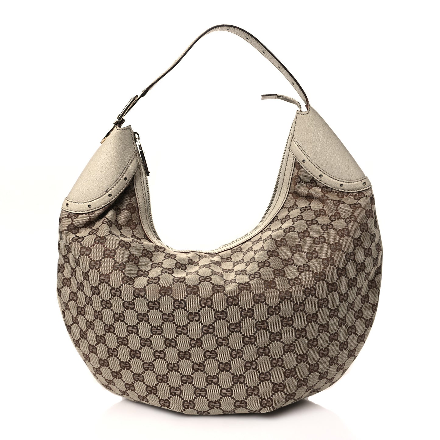 Monogram Glam Hobo Off White