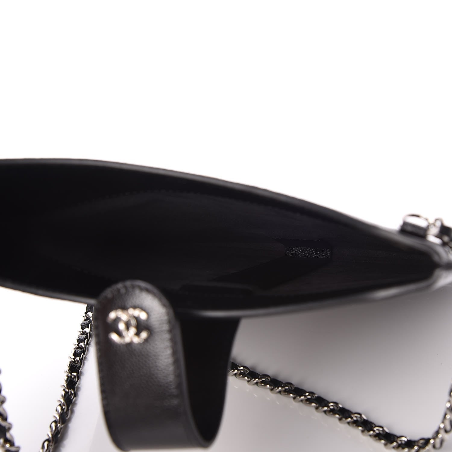 Chanel Caviar iPad Case Crossbody Black 5 of 10