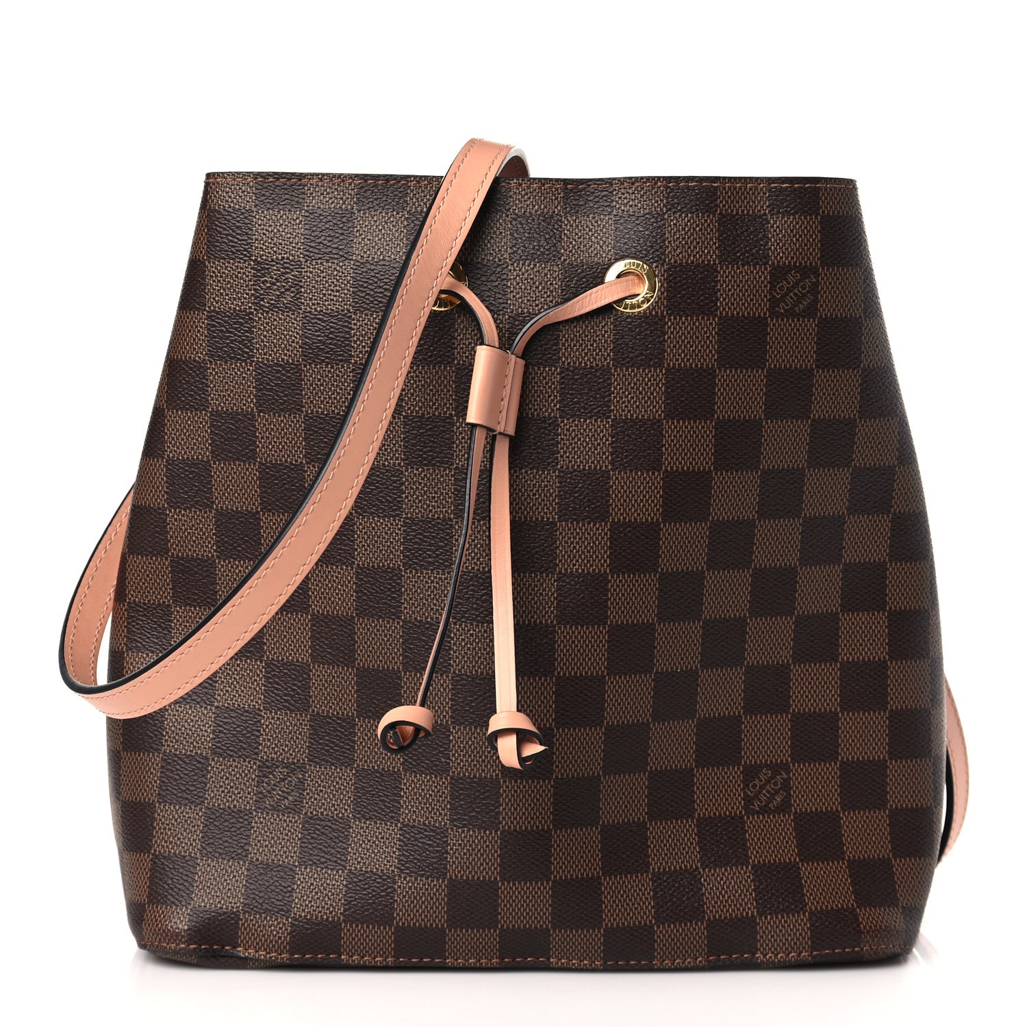 Louis Vuitton Damier Ebene Neonoe MM Venus Pink 1 of 9