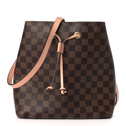 Louis Vuitton Damier Ebene Neonoe MM Venus Pink 1 of 9