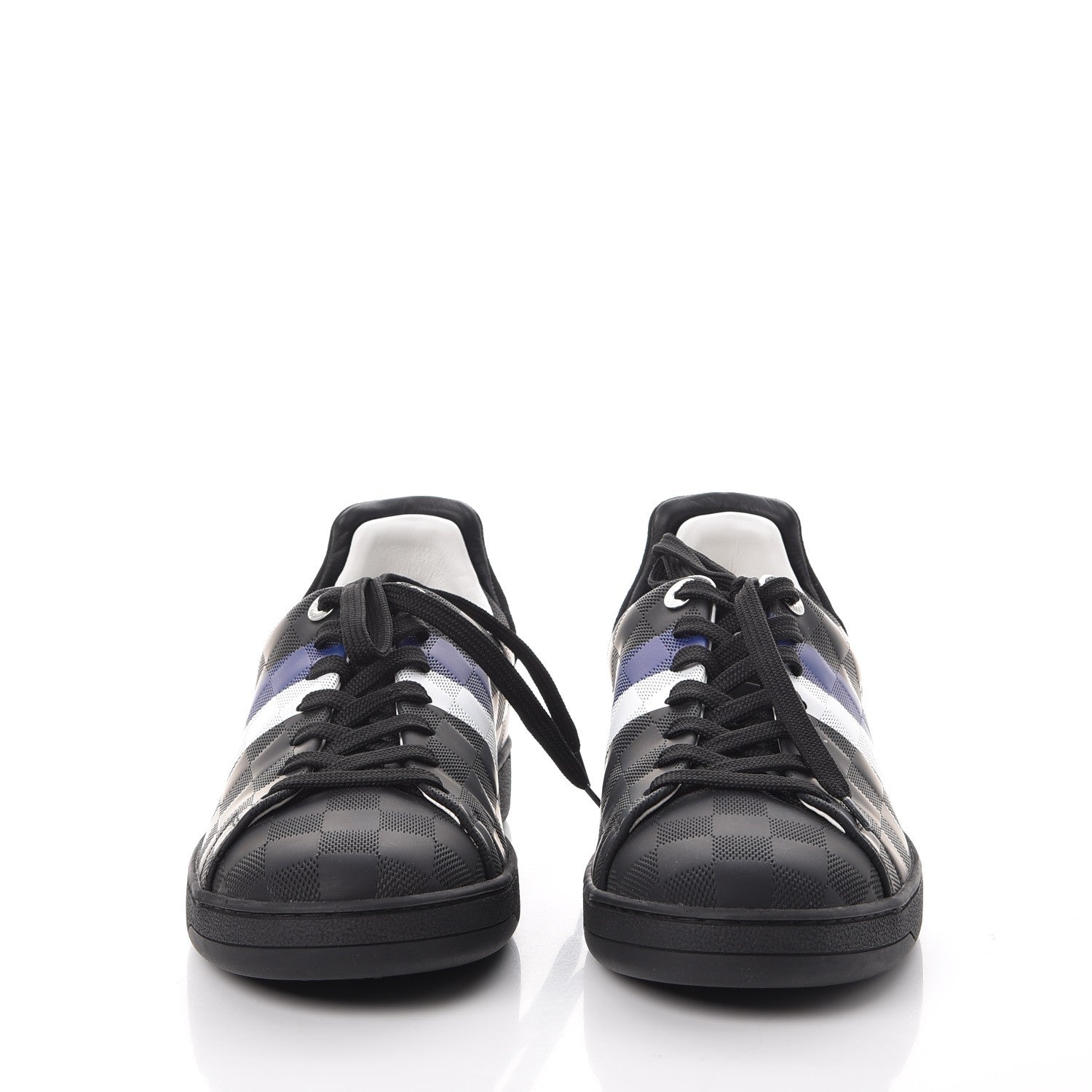 Louis Vuitton Damier Infini Frontrow Sneakers 6 Black 2 of 9
