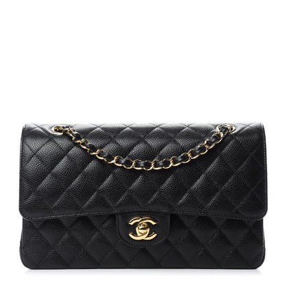 Chanel Caviar Quilted Medium Double Flap Black 1 of 11