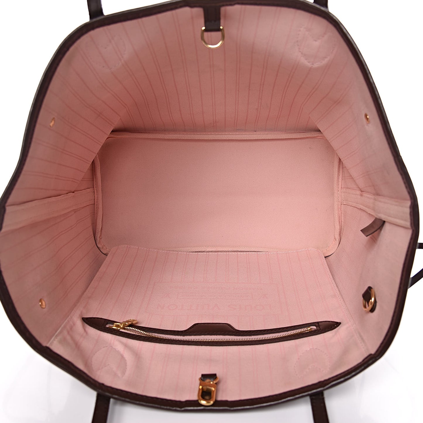Damier Ebene Neo Neverfull MM Rose Ballerine