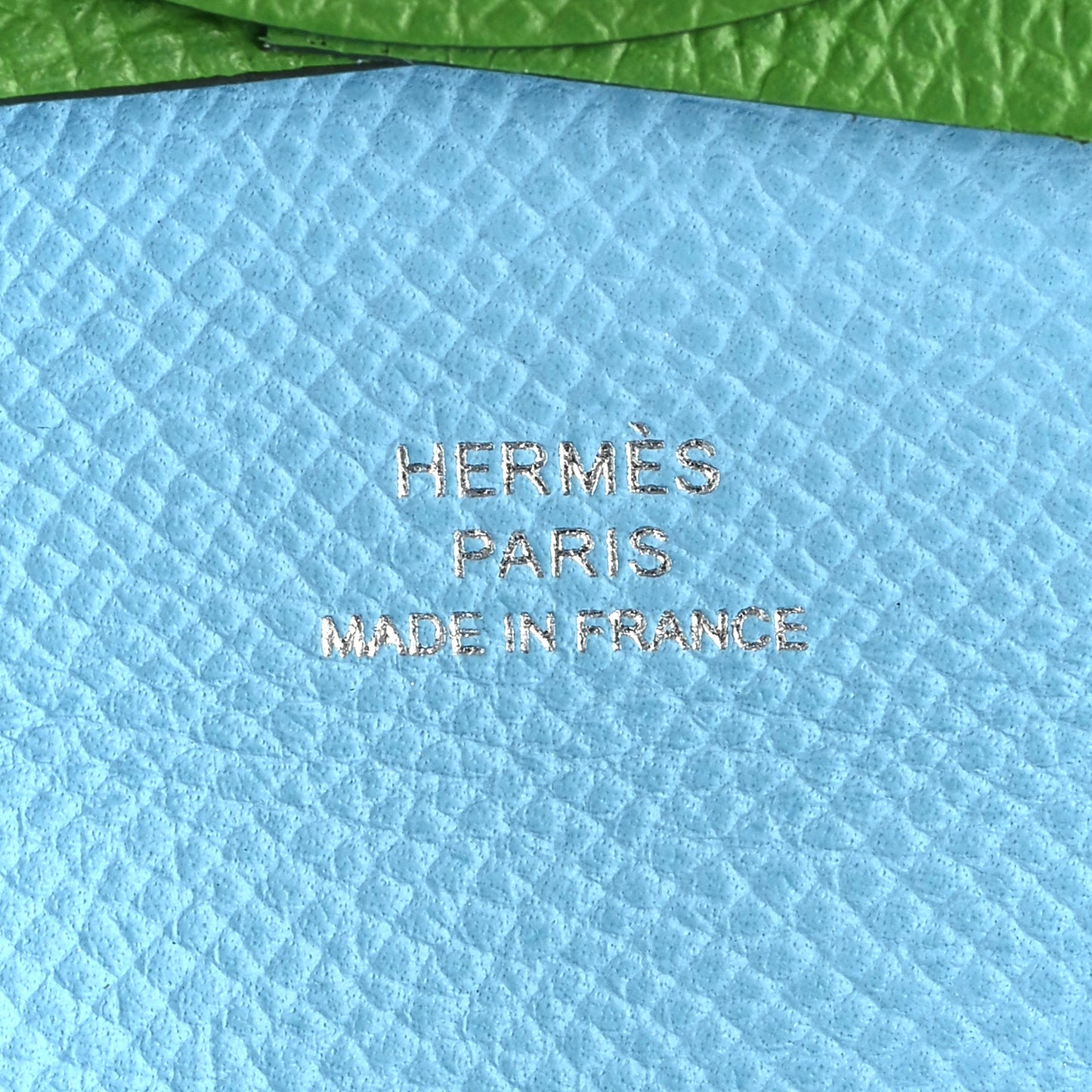 Epsom Bastia Verso Coin Purse Vert Yucca Celeste