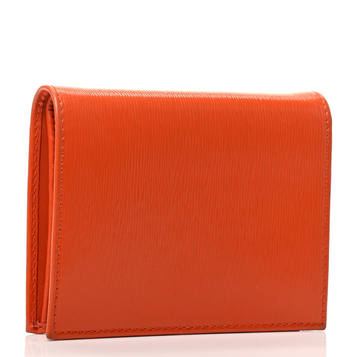 Vitello Move Bi-Fold Card Holder Wallet Papaya