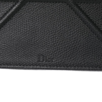 Christian Dior Grained Calfskin Diorama Wallet on Chain Pouch Black 7 of 12