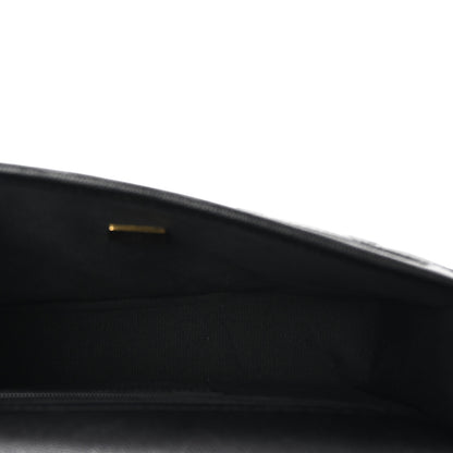 Chanel Caviar Quilted School Memory Small Top Handle Flap Black 5 of 10