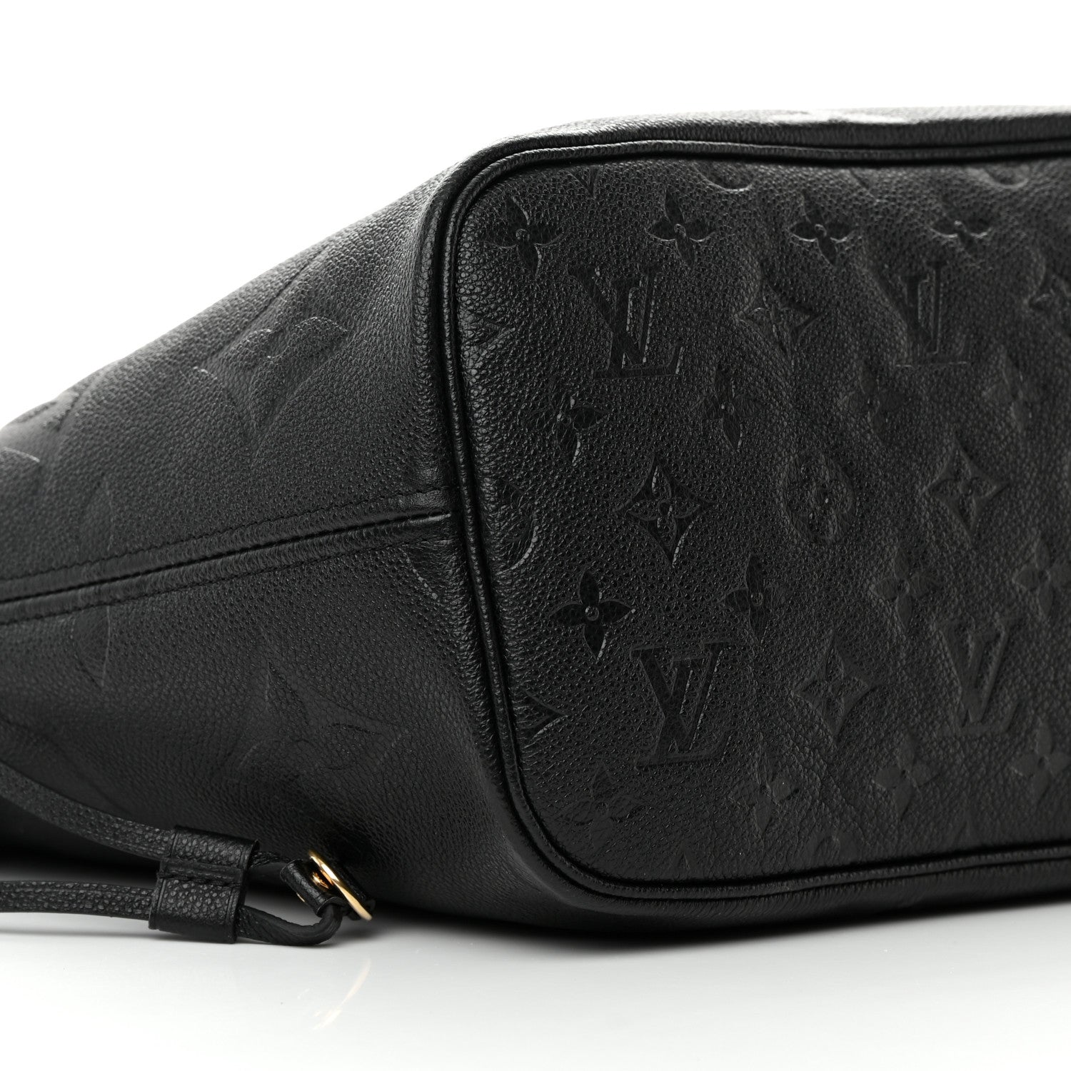 Louis Vuitton Empreinte Monogram Giant Neverfull MM Black 9 of 13