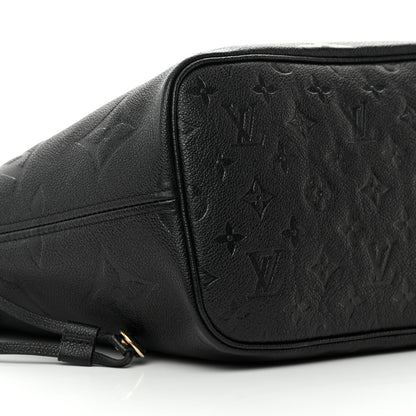 Louis Vuitton Empreinte Monogram Giant Neverfull MM Black 9 of 13