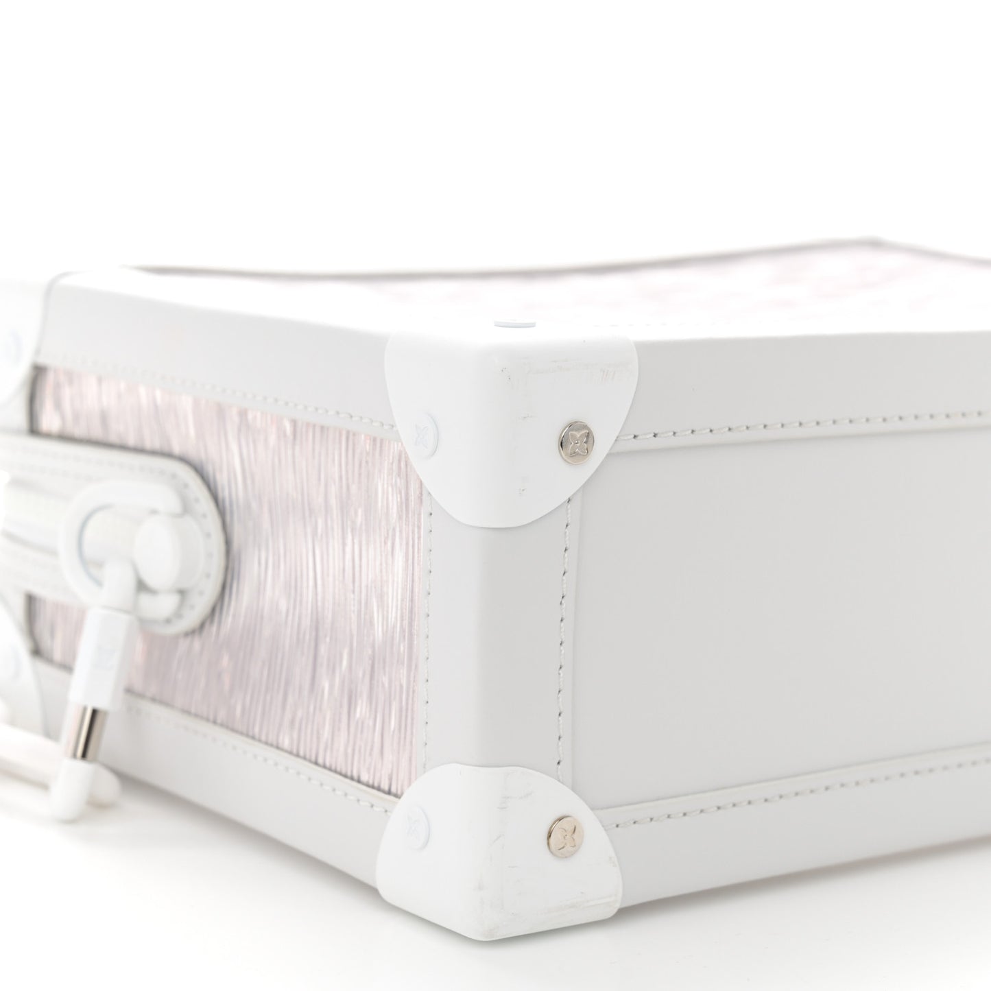 Calfskin PVC Epi Plage Soft Trunk Optic White