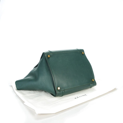 Celine Supple Calfskin Medium Phantom Luggage Bottle Green 4 of 9
