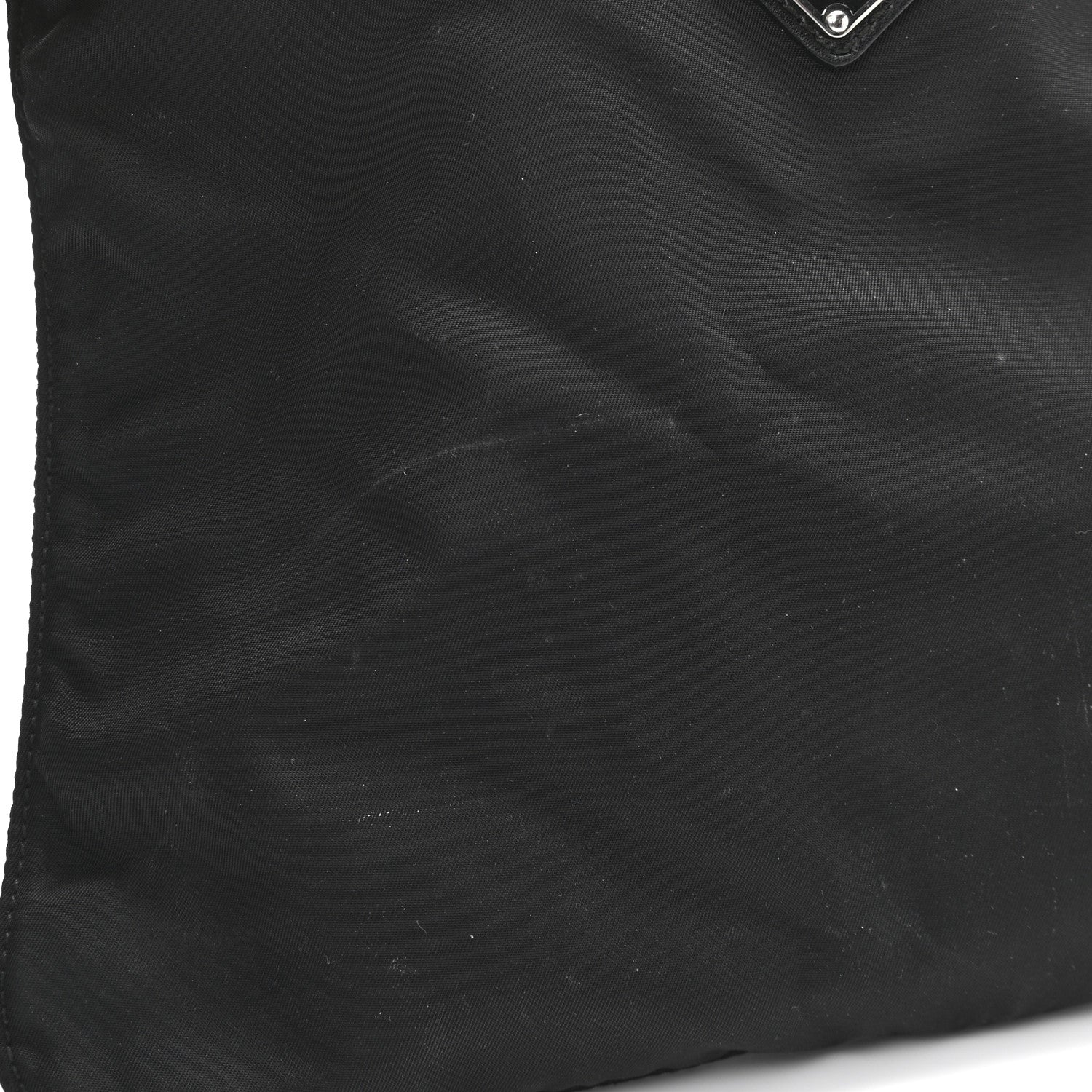 Prada Nylon Vela Small Flat Messenger Bag Black 13 of 13