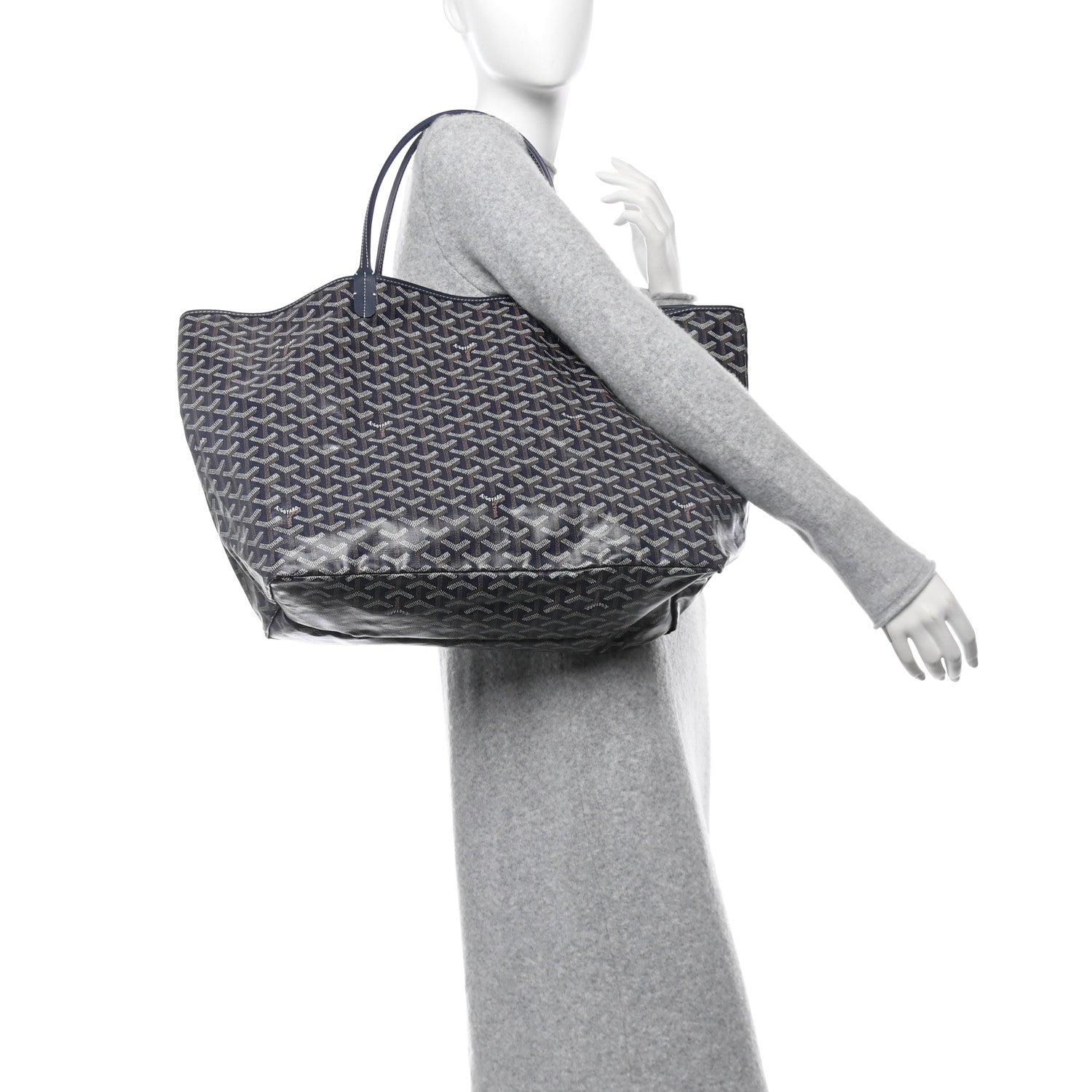 Goyard Goyardine Saint Louis GM Navy 2 of 11