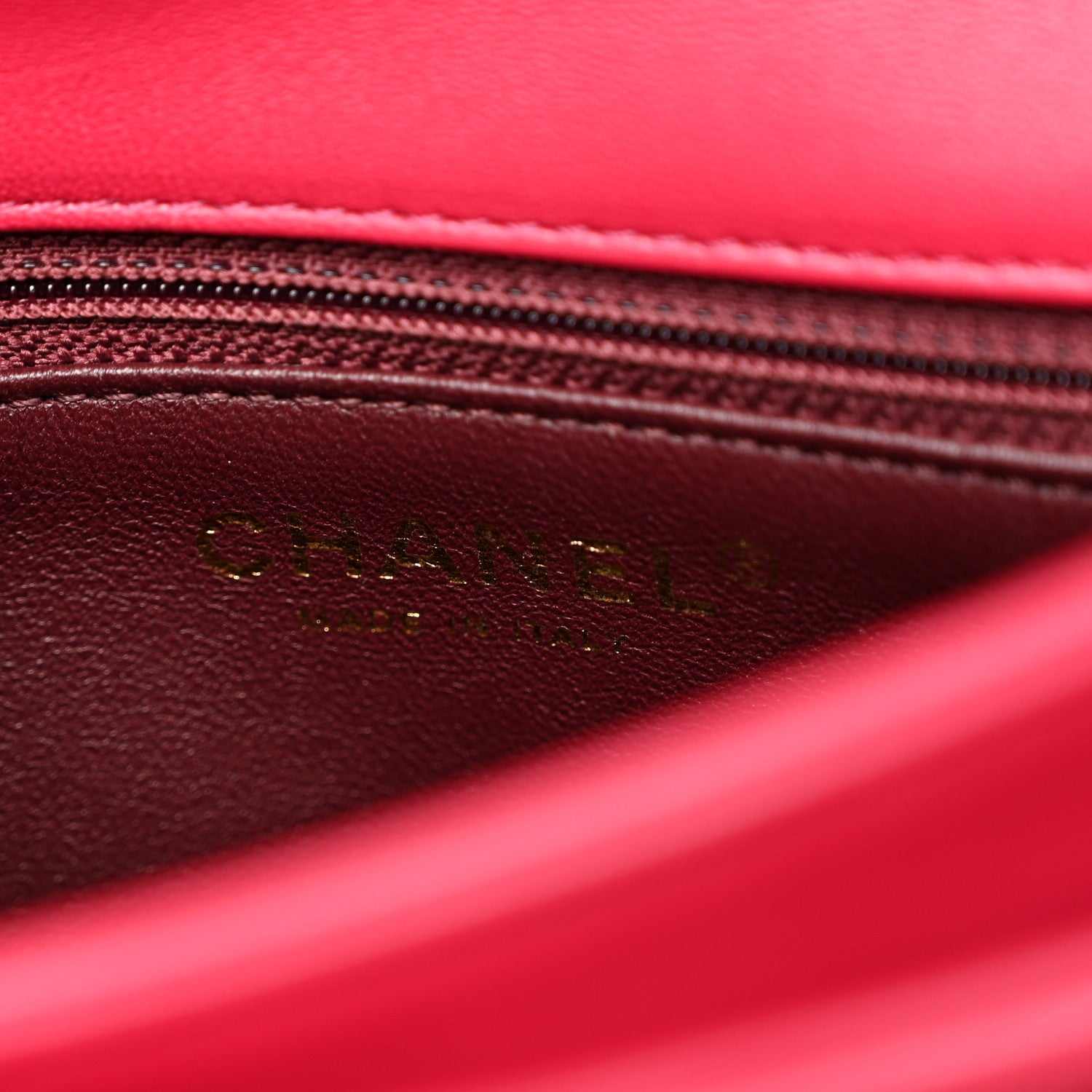 Chanel Lambskin Quilted Small Trendy CC Flap Dual Handle Bag Dark Pink 6 of 10
