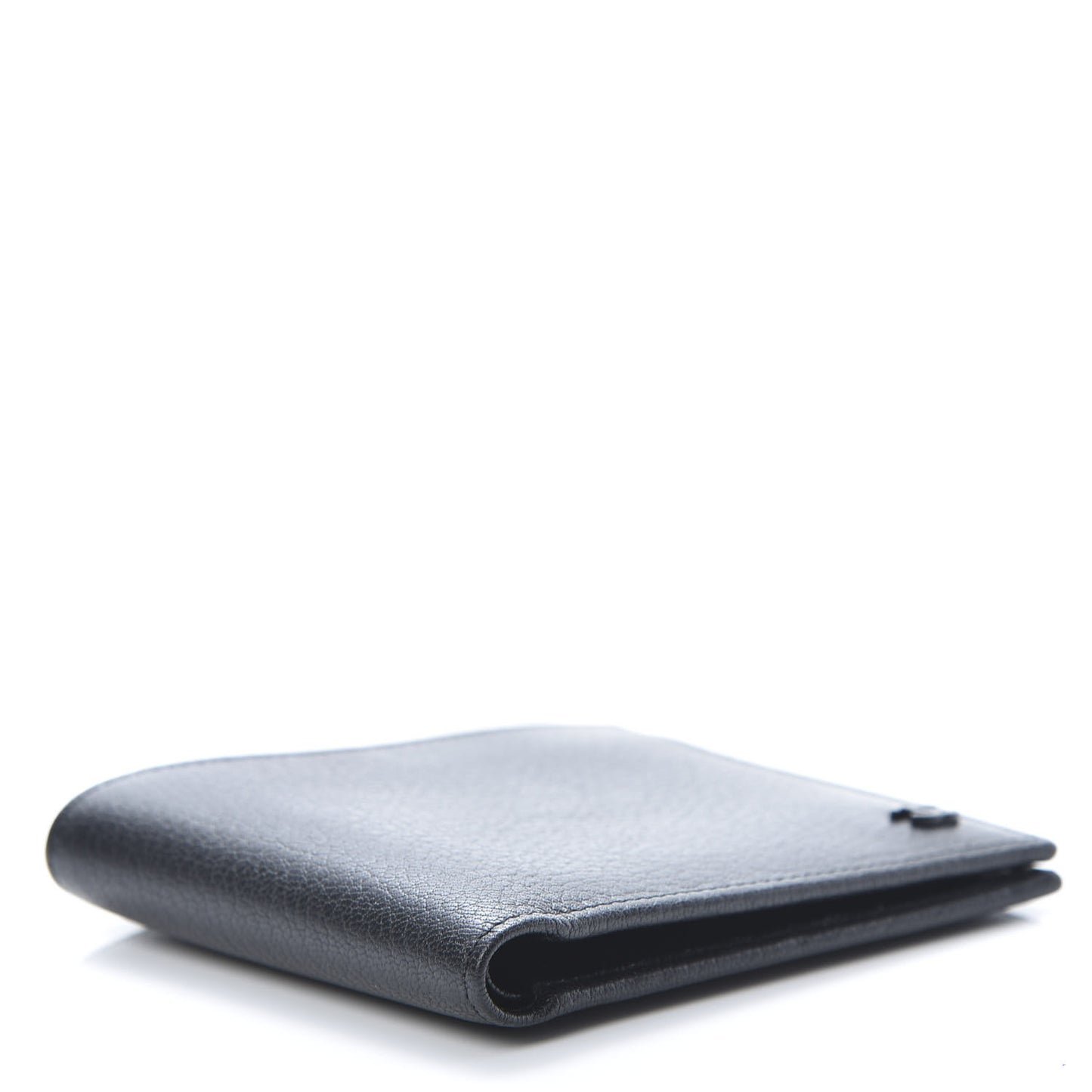 Goatskin Bi-Fold Wallet Black
