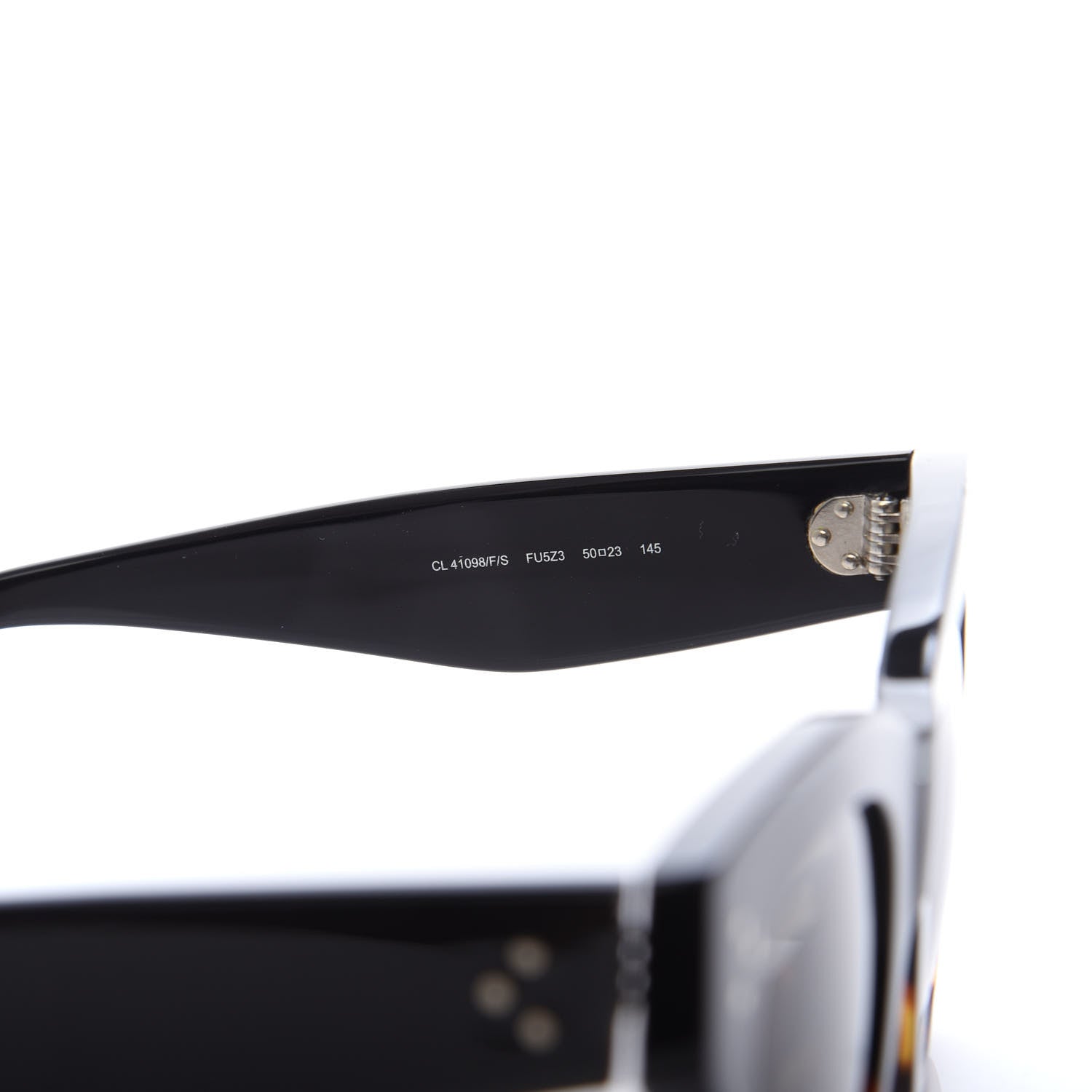 Celine Catherine Sunglasses CL 41098/F/S Black Havana 6 of 7