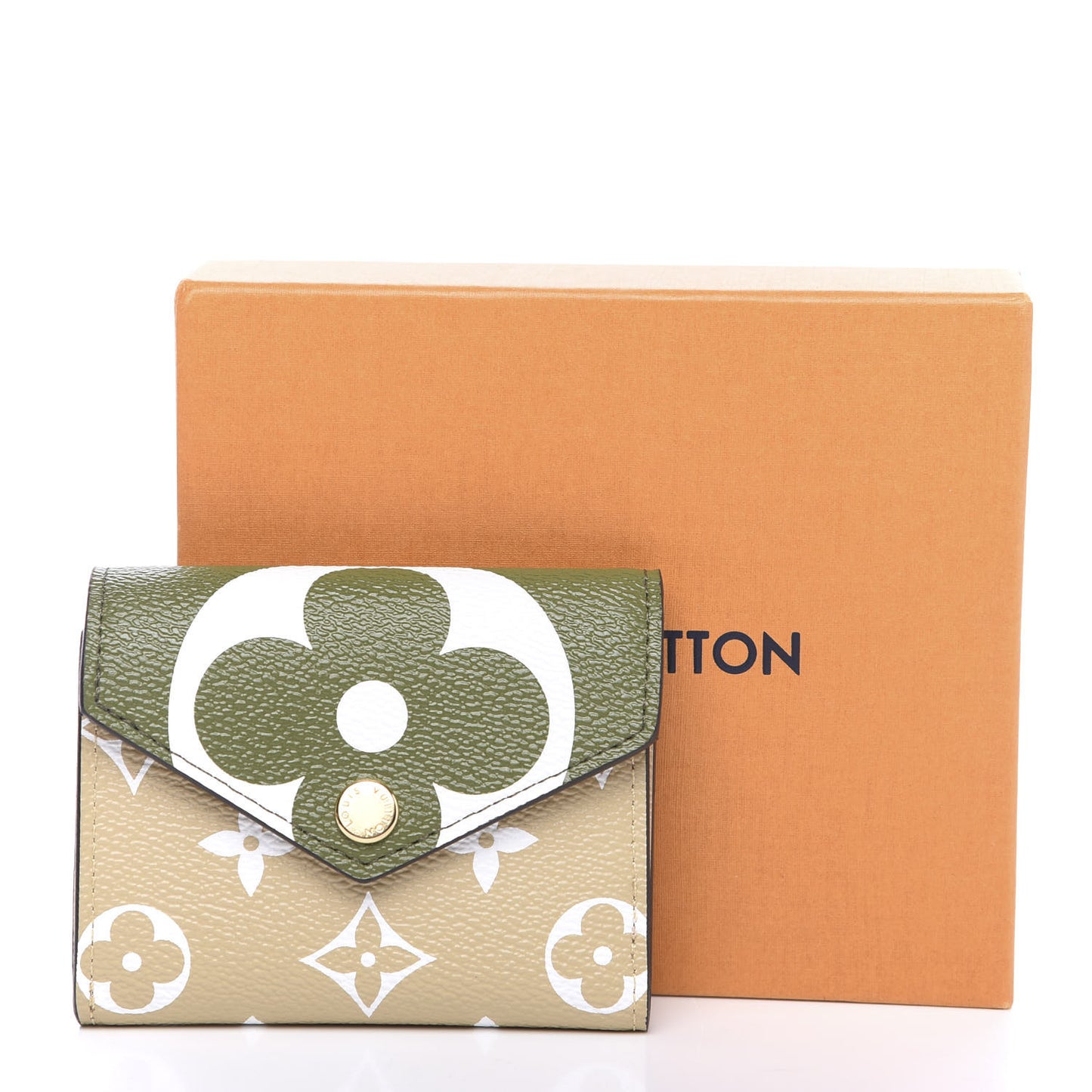 Monogram Giant Zoe Wallet Kaki