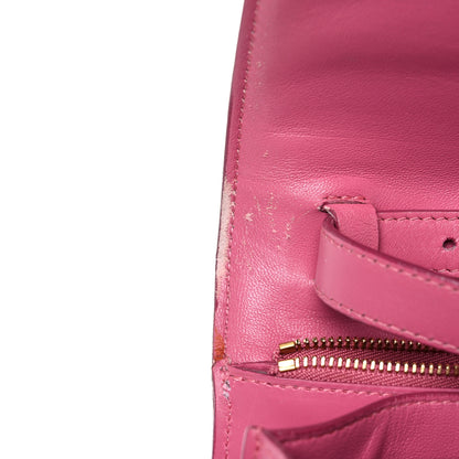 Celine Smooth Calfskin Medium Classic Box Flap Bag Pink 22 of 42