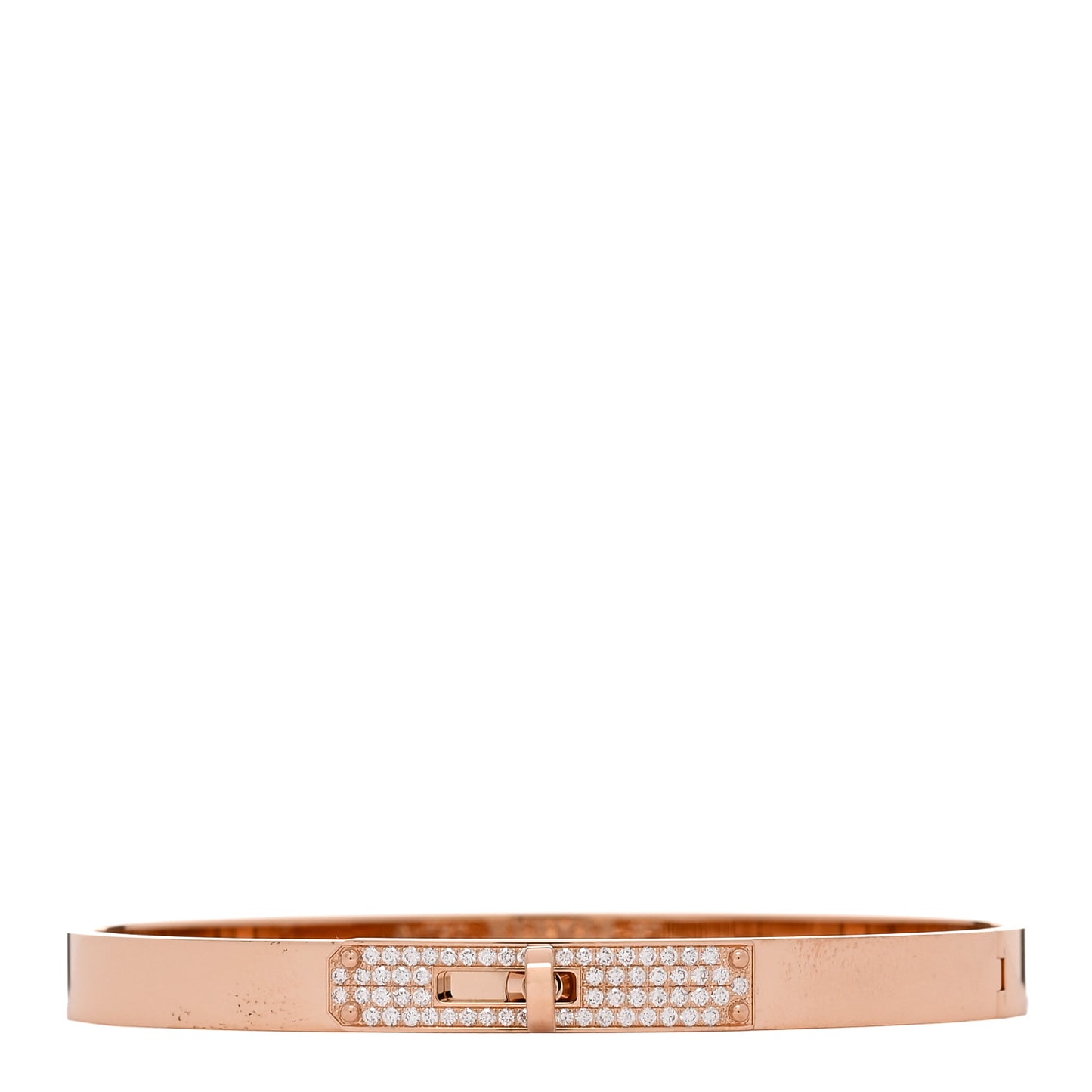 18K Rose Gold Diamond PM Kelly Pave Bracelet ST