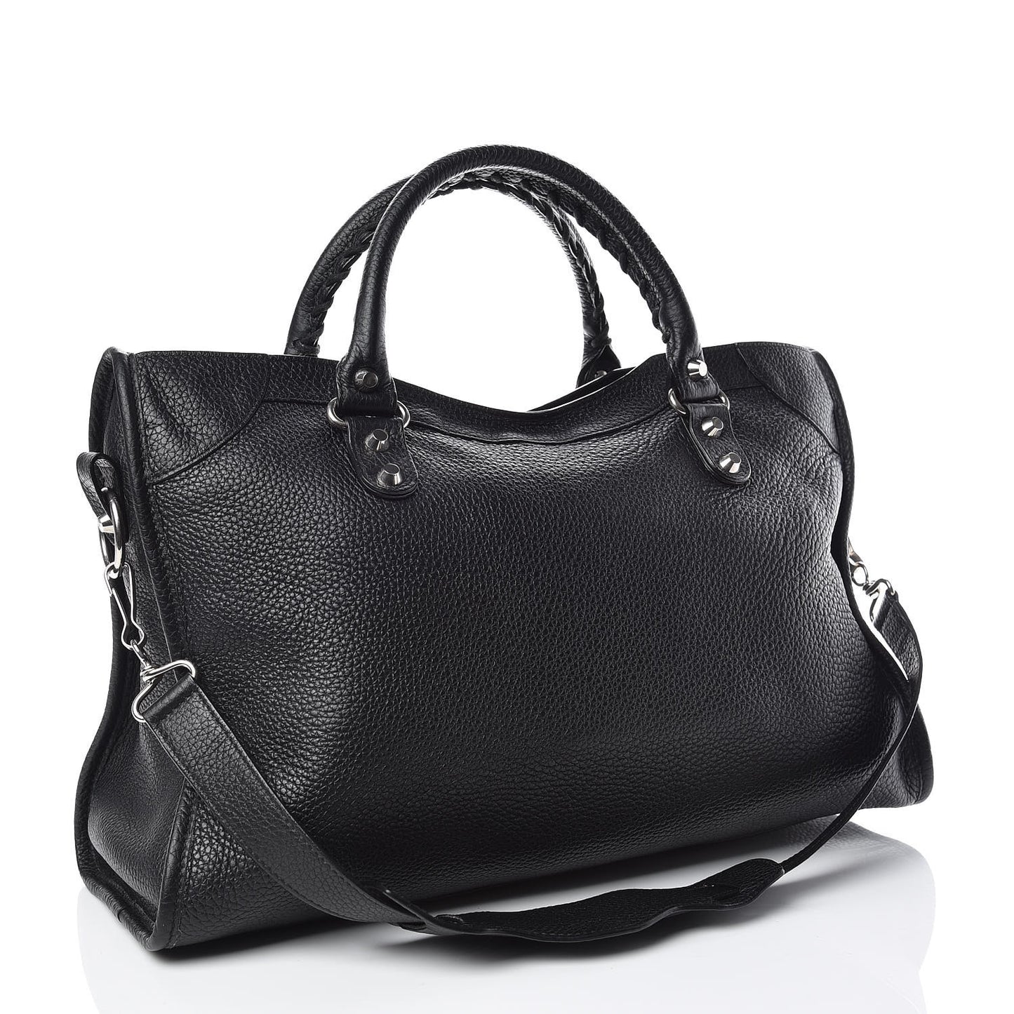 Vibrato Calfskin Classic Silver Hardware City Black