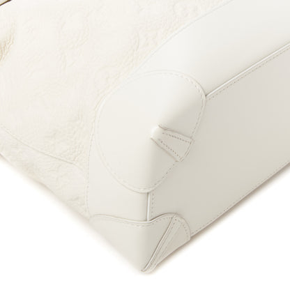 Louis Vuitton Taurillon Monogram Steamer PM White 6 of 9
