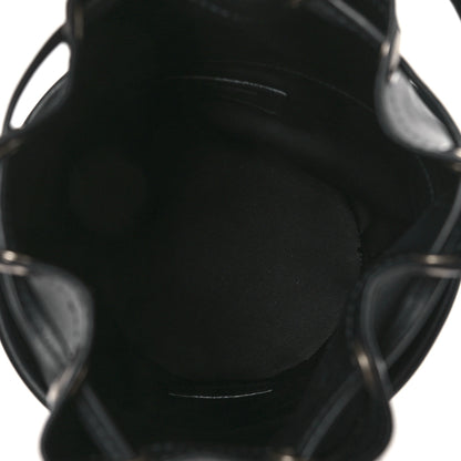 Saint Laurent Smooth Calfskin Studded Small Bahia Drawstring Bucket Bag Black 5 of 9