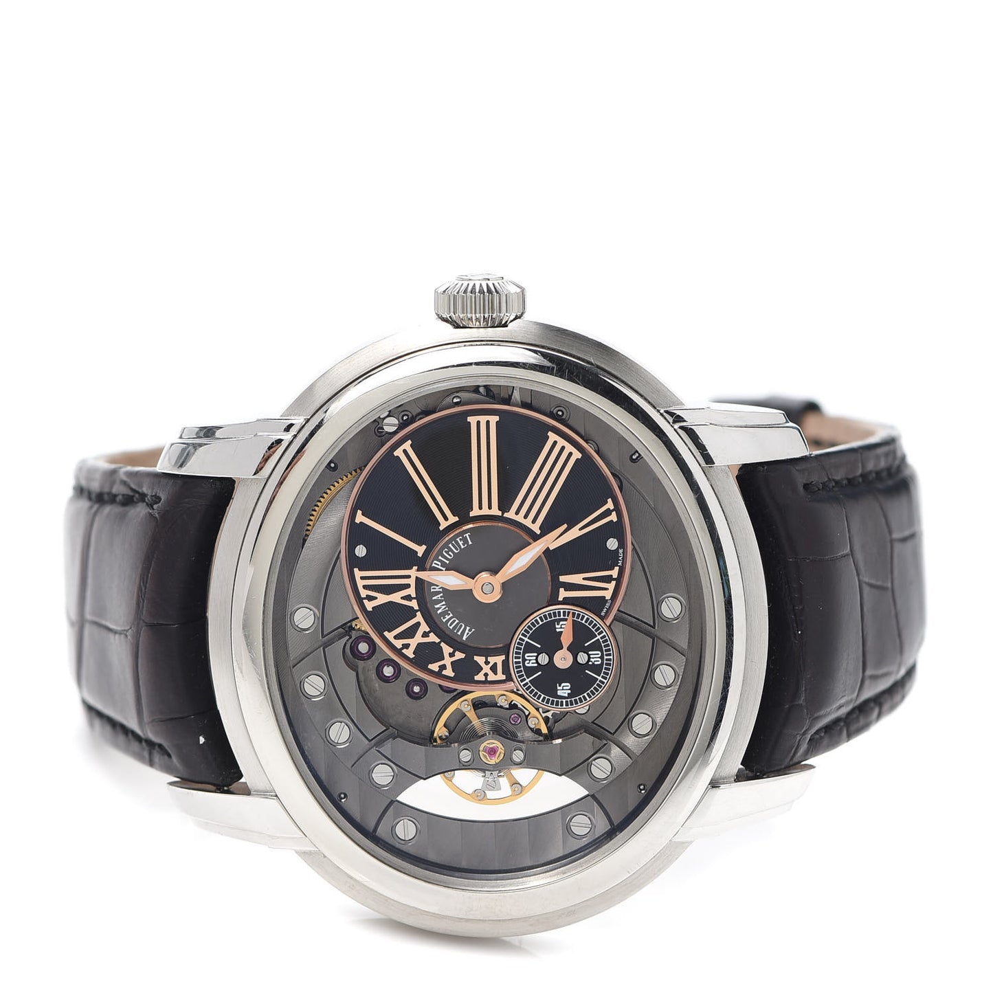 Stainless Steel 47mm Millenary 4101 Automatic Watch Black 15350ST.OO.D002CR.01