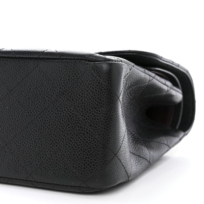 Chanel Caviar Quilted Jumbo Double Flap Black 10 of 12
